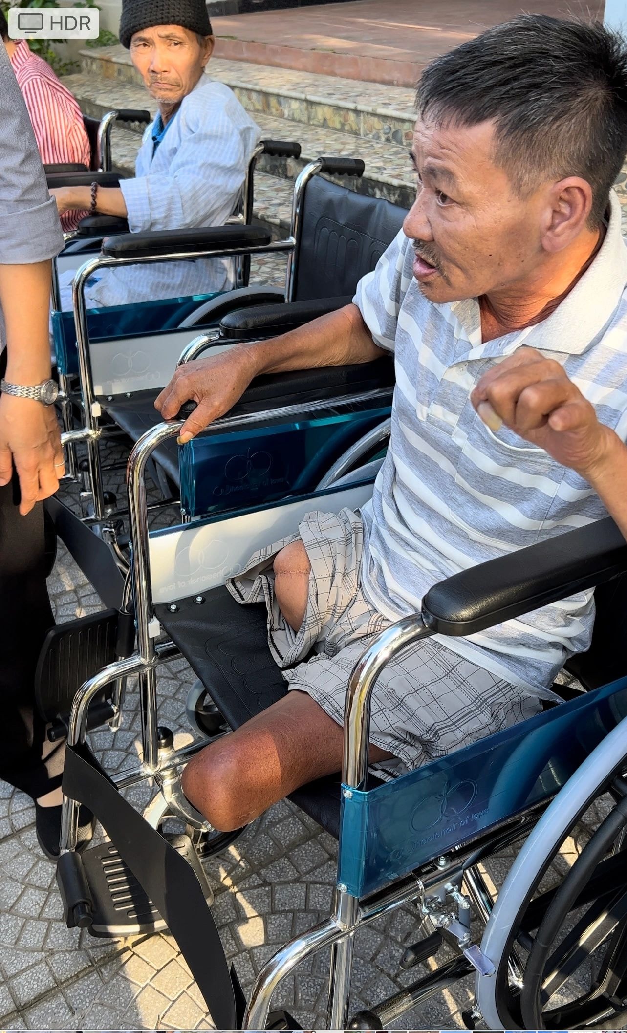 Wheelchairs Of Love — men with tricycles community event